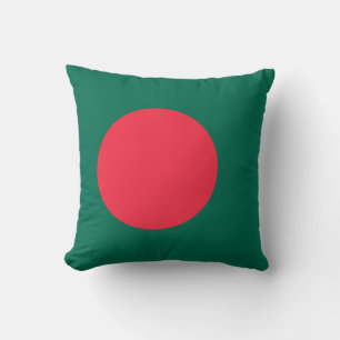 Patriotic Bangladeshi Flag Cushion
