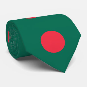 Patriotic Bangladeshi Flag Tie