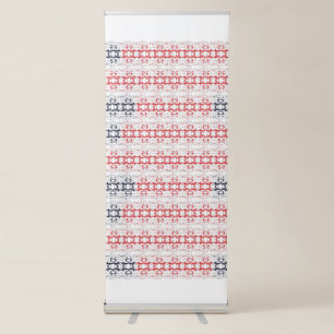 Patriotic Banner Display   Bold USA Branding