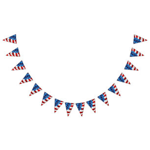 Patriotic Banner Flags