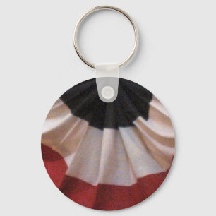 Patriotic Banner Key Ring