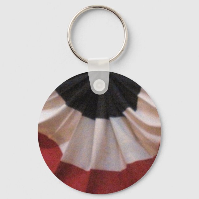 Patriotic Banner Key Ring (Front)