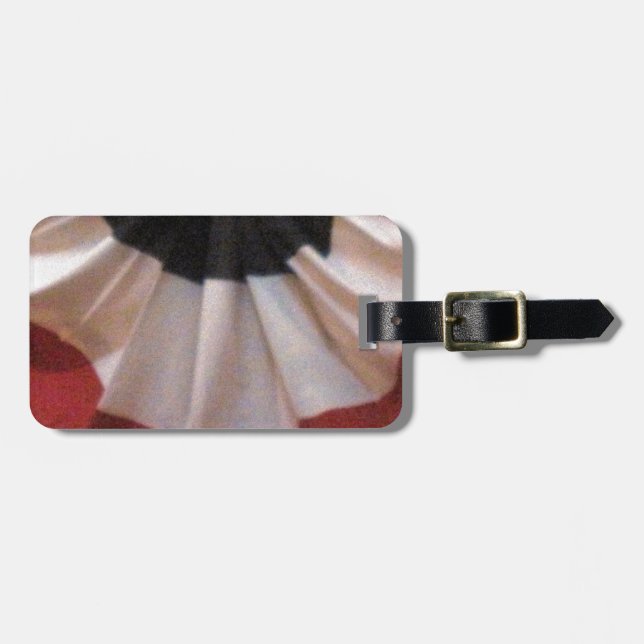 Patriotic Banner Luggage Tag (Front Horizontal)