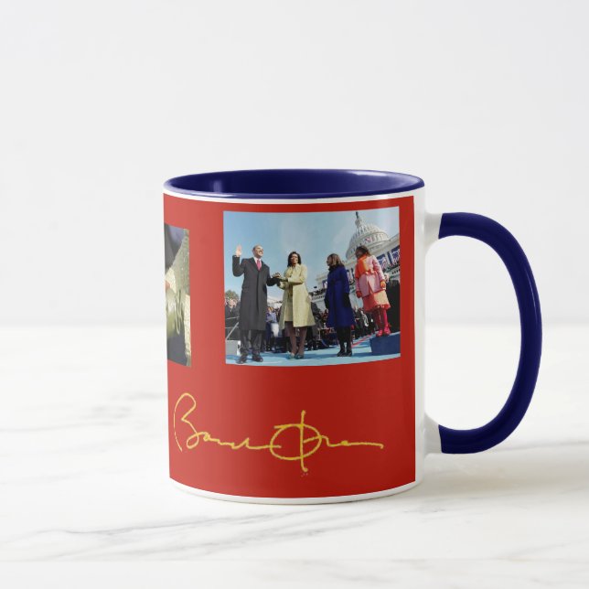 Patriotic Barack Obama Mug (Right)