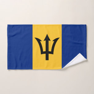 Patriotic Barbados Flag Hand Towel