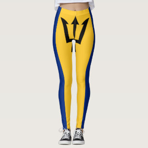 Patriotic Barbados Flag Leggings