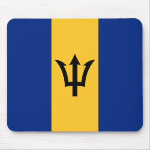Patriotic Barbados Flag Mouse Mat