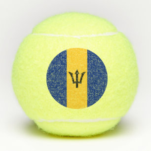 Patriotic Barbados Flag Tennis Balls