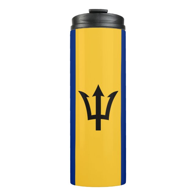 Patriotic Barbados Flag Thermal Tumbler (Front)