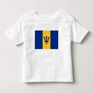 Patriotic Barbados Flag Toddler T-Shirt