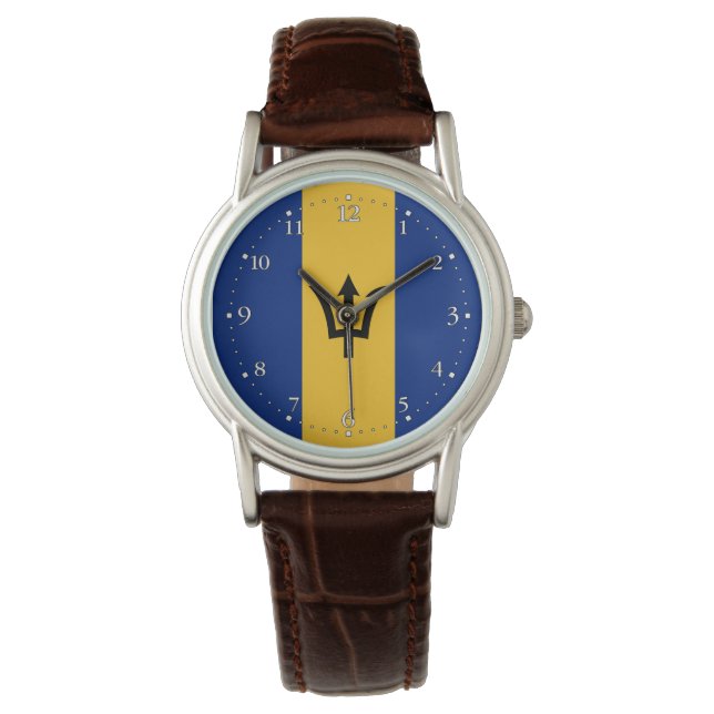 Patriotic Barbados Flag Watch (Front)