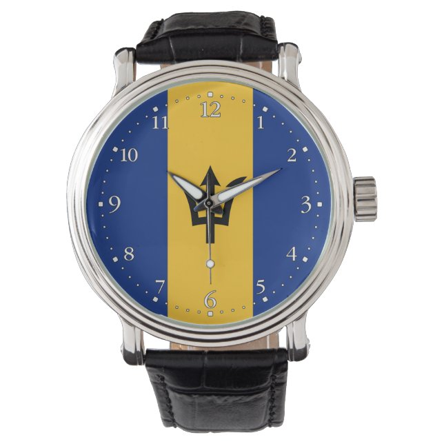 Patriotic Barbados Flag Watch (Front)