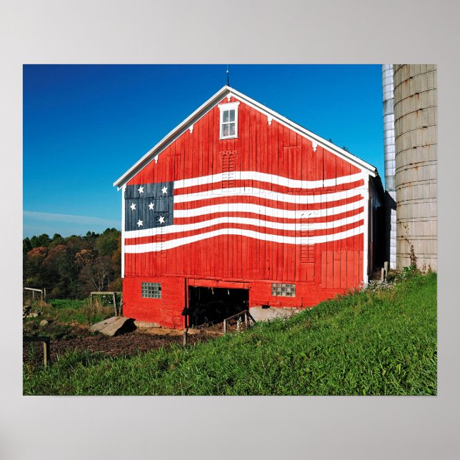 Patriotic Barn Poster (Front)