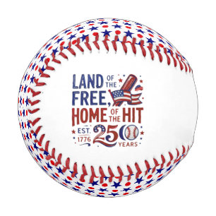 Patriotic Baseball July 2026 America 250 Gift