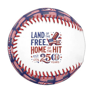 Patriotic Baseball July 2026 America 250 Gift