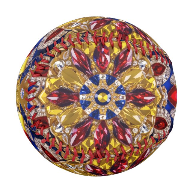 Patriotic baseball with Colombian Colours (Front Left)