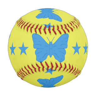 Patriotic baseball with flag of Bady Bassit