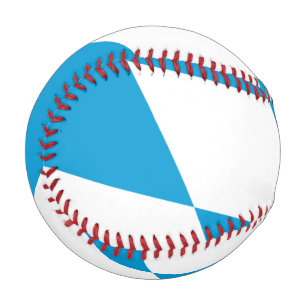 Patriotic baseball with flag of Bavaria