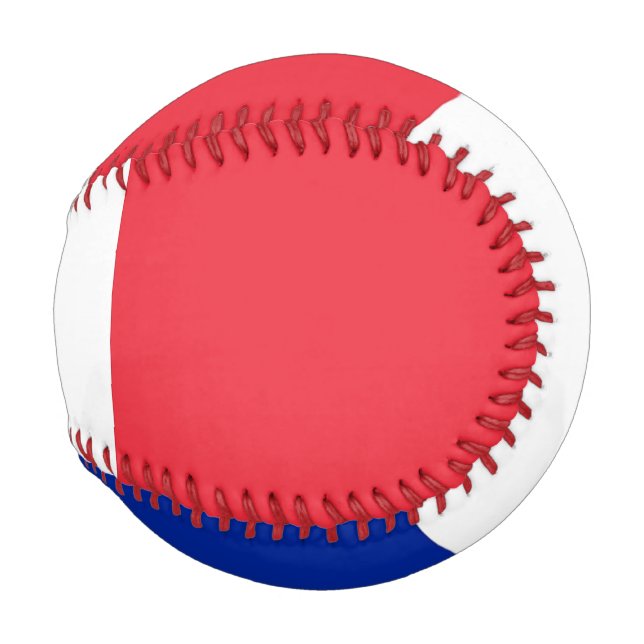 Patriotic baseball with flag of France (Front Right)