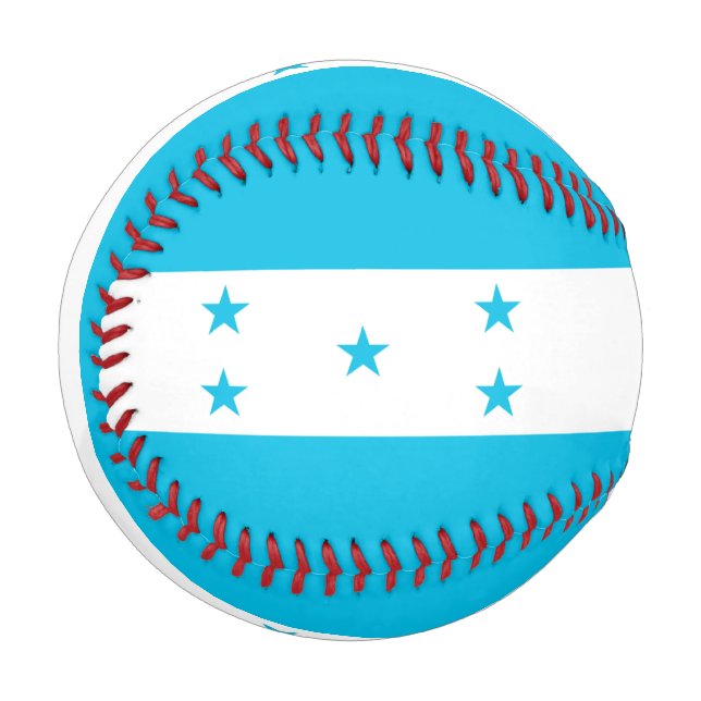 Patriotic baseball with flag of Honduras (Front Left)