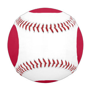 Patriotic baseball with flag of Japan