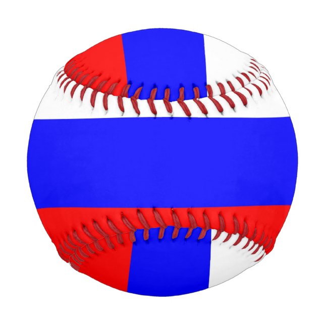 Patriotic baseball with flag of Russia (Back)