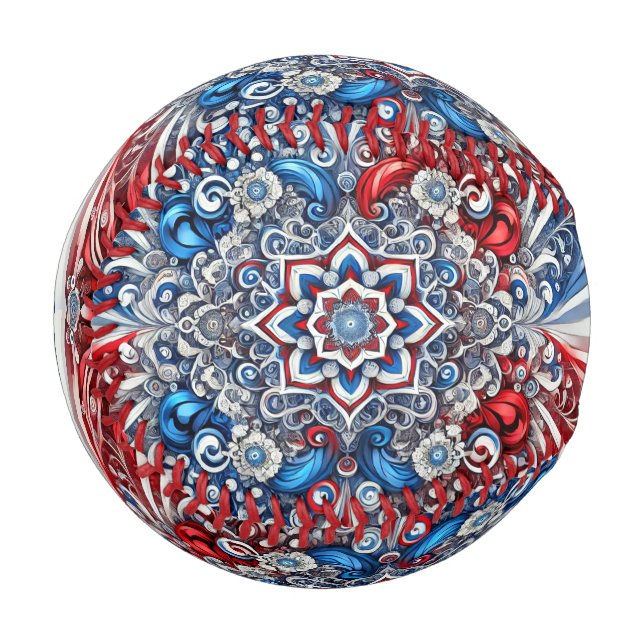 Patriotic baseball with French Colours (Front Left)