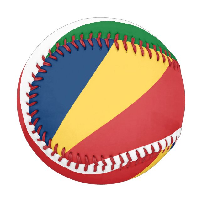 Patriotic baseball with Seychelles Colours (Front Left)