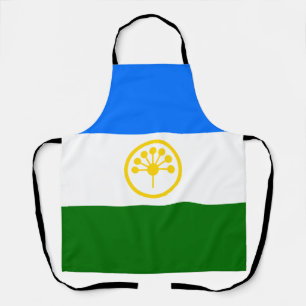 Patriotic Bashkortostan Flag Apron