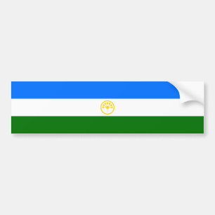 Patriotic Bashkortostan Flag Bumper Sticker