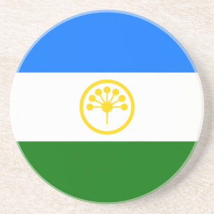 Patriotic Bashkortostan Flag Coaster