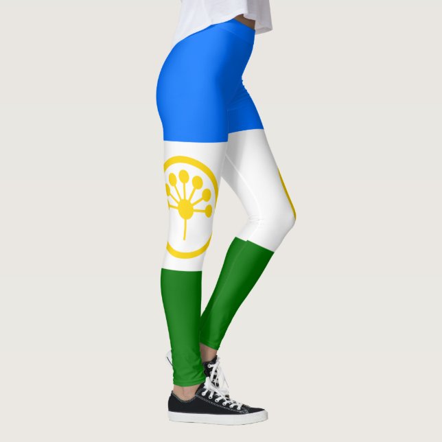 Patriotic Bashkortostan Flag Leggings (Right)