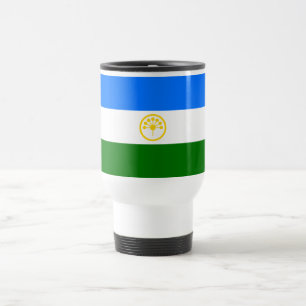 Patriotic Bashkortostan Flag Travel Mug