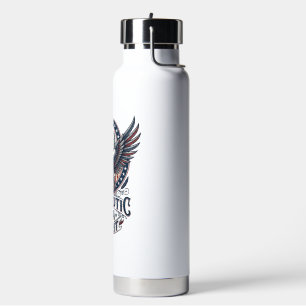 Patriotic Battle Hawk Patriotic Eagle & Hawk Ameri Water Bottle