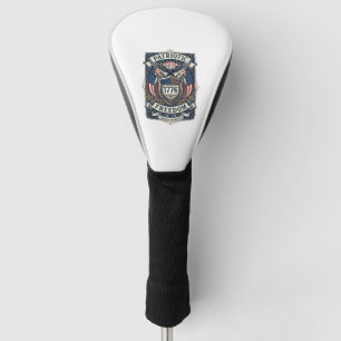 Patriotic Battle Shield 1776 Military Inspired Sym Golf Head Cover