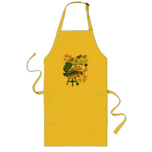 Patriotic BBQ 4th of July 2026 America 250th Long Apron