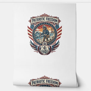 Patriotic Beachcomber Vector Graphic Tee_1 Wallpaper