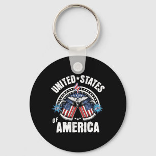 Patriotic Beer American Flag 4th Of July Beer Usa Key Ring