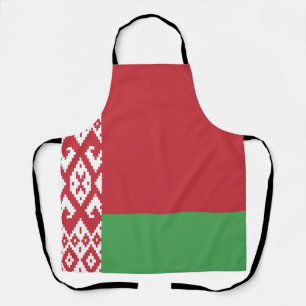 Patriotic Belarusian Flag Apron