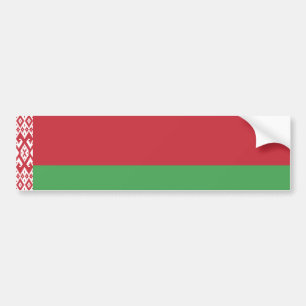 Patriotic Belarusian Flag Bumper Sticker