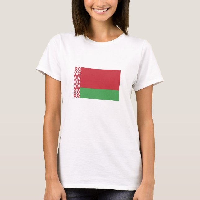 Patriotic Belarusian Flag T-Shirt (Front)