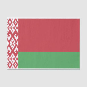 Patriotic Belarusian Flag Tissue Paper