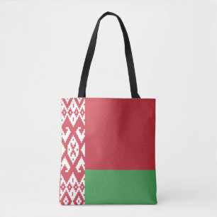 Patriotic Belarusian Flag Tote Bag