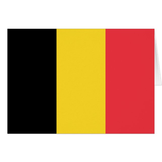 Patriotic Belgian Flag (Front Horizontal)