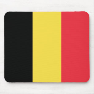 Patriotic Belgian Flag Mouse Mat