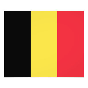 Patriotic Belgian Flag Photo Print