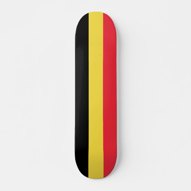 Patriotic Belgian Flag Skateboard (Front)