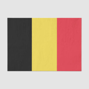 Patriotic Belgian Flag Tissue Paper