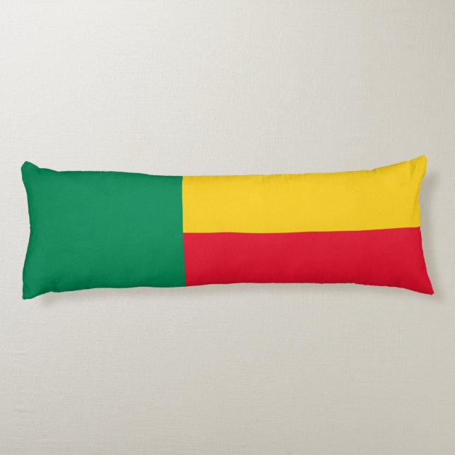 Patriotic Benin Flag Body Cushion (Back)