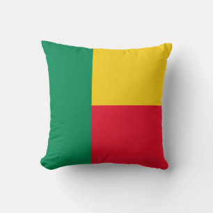Patriotic Benin Flag Cushion